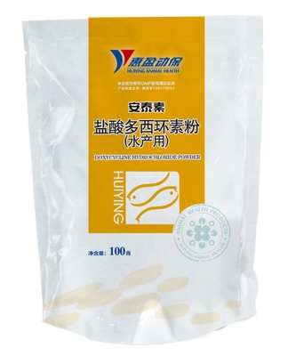 Het Waterstofchloride Aquatische Diergeneeskunde van 10% Doxycycline voor Vibrio Aeromonas Hydrophila